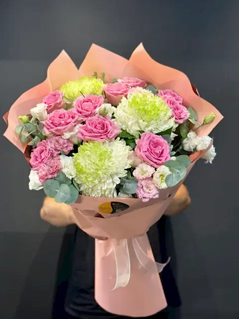 Kalp Balonlarla Aşk Buketi