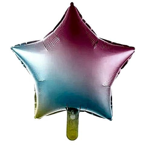 45 CM YILDIZ GÖKKUŞAĞI RENK FOLYO BALON