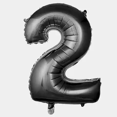 2- RAKAM 100 CM BALON