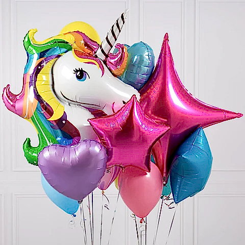 UNİCORN KAFA FOLYO BALON 87x110 CM
