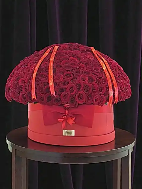 501 Adet Kırmızı Gül – Dev Kutu Özel Tasarım