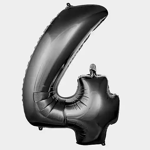 4- RAKAM 100 CM BALON