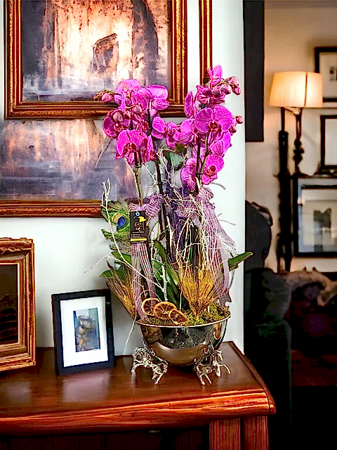 Pegasus Silver Vazoda 4 dal Mor Orkide