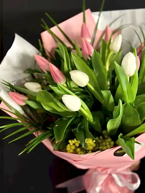 No:20 Pembe Beyaz Lale